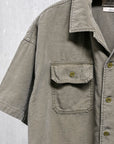 Remi Relief Wide Military Shirt S/S Khaki