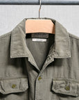 Remi Relief Wide Military Shirt S/S Khaki