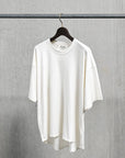 Olde H & Daughter Silk Tight Tension Plain Stitch S/S Off-White