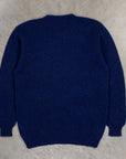 Laurence J. Smith Super Soft Seamless Crew Neck Starnight Blue