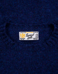 Laurence J. Smith Super Soft Seamless Crew Neck Starnight Blue