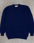 Laurence J. Smith Super Soft Seamless Crew Neck Starnight Blue