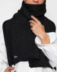 The Corona Utility CA017 Cashmere Stole Top Charcoal