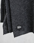 The Corona Utility CA017 Cashmere Stole Top Charcoal