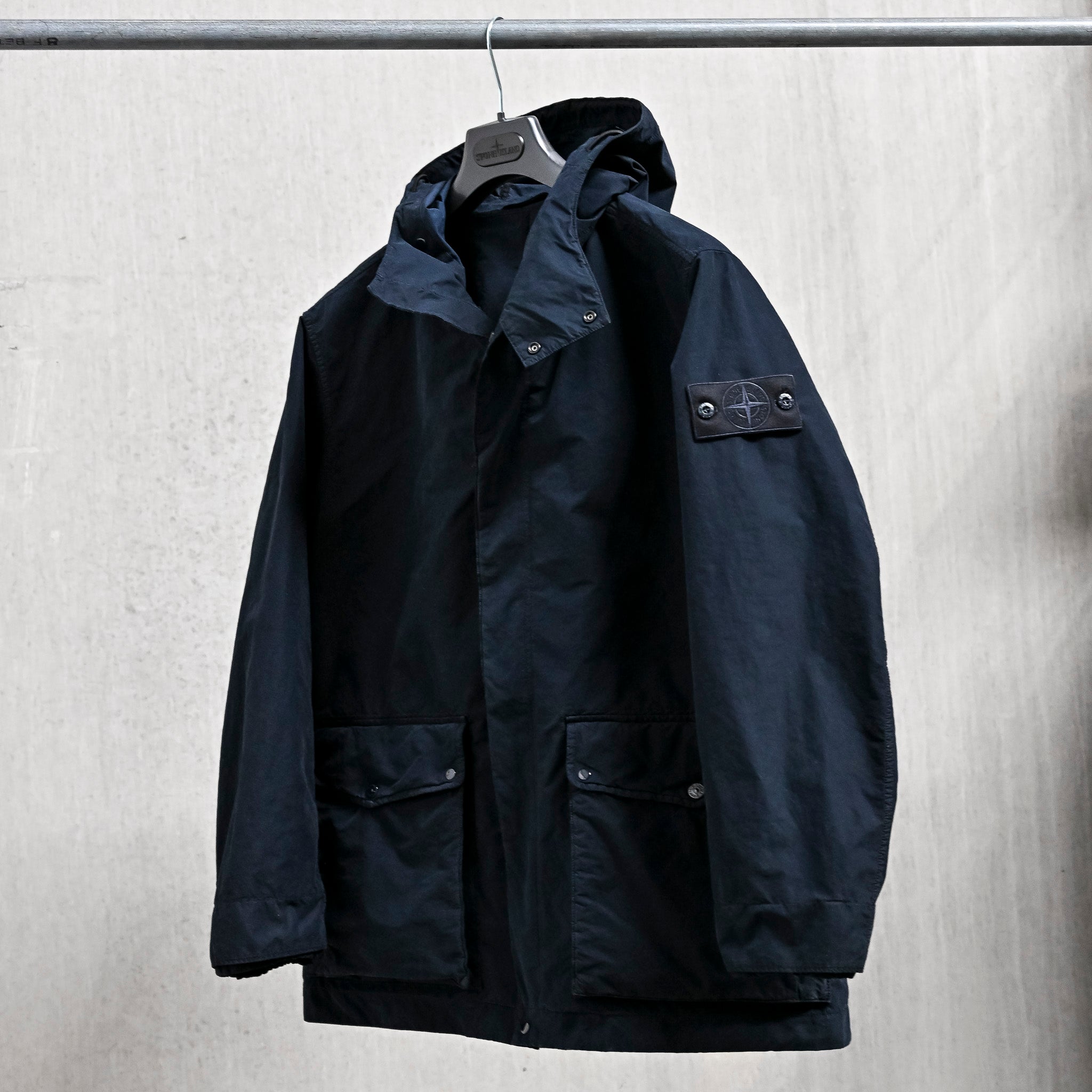 Stone Island Ghost Short Parka David Light-TC Navy – Frans Boone Store