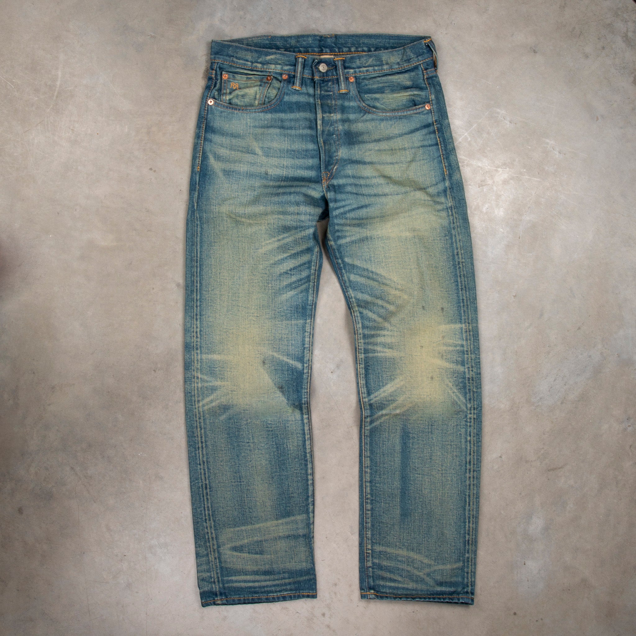 ダブルアールエル■Straight Leg Fit■リンスウォッシュ RRL Straight Leg Jeans Milner Wash – Frans Boone Store