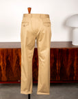 Caruso Pantaloni Cottone Stretch Beige Medio