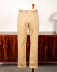 Caruso Pantaloni Cottone Stretch Beige Medio