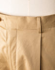 Caruso Pantaloni Cottone Stretch Beige Medio