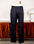 Caruso Pantaloni Cottone Stretch Blu Notte