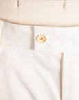 Caruso Pantaloni Cottone Stretch Bianco Sporco