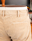 Remi Relief Corduroy Shorts Sulfur Dye Beige