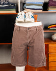 Remi Relief Corduroy Shorts Sulfur Dye Brown