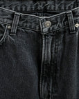 Orslow 100 Super Dad Fit Black Denim Stone