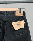 Orslow 100 Super Dad Fit Black Denim Stone