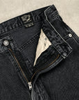 Orslow 100 Super Dad Fit Black Denim Stone