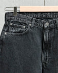 Orslow 100 Super Dad Fit Black Denim Stone