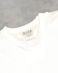 Olde H & Daughter Suvin Cotton Plain Stitch Crew Neck S/S Off-White
