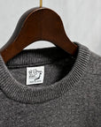 Orslow Simple Crew Neck Sweater Crafted In Japan Brown