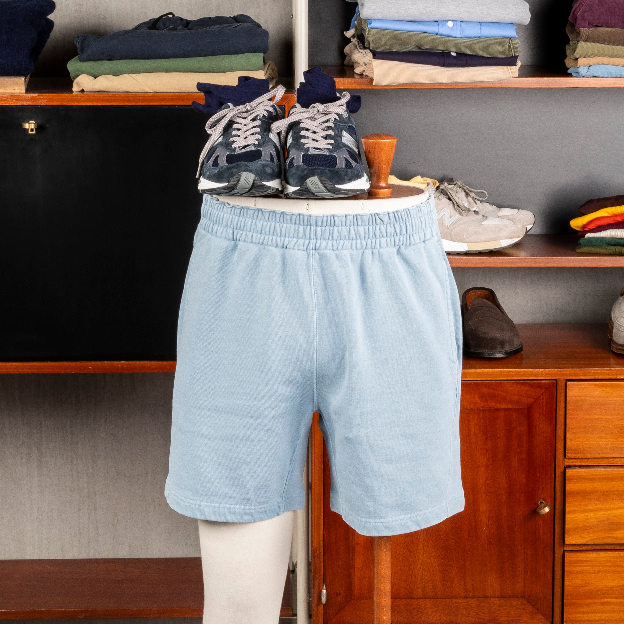 Remi Relief SP Finish Fleece Shorts Sax – Frans Boone Store