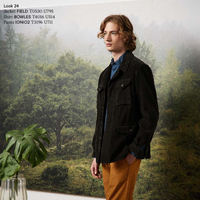 Massimo Alba Field Corduroy Jacket Carob