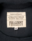 Fullcount Flat Seam Heavyweight T-Shirt Ink. Black