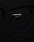James Perse Elevated Lotus Jersey Short Sleeve Crew Neck Tee Black