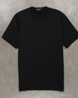 James Perse Elevated Lotus Jersey Short Sleeve Crew Neck Tee Black