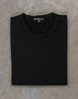 James Perse Elevated Lotus Jersey Short Sleeve Crew Neck Tee Black
