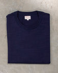 The Real McCoy's Athletic Loopwheel T-Shirt Navy