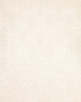 The Elder Statesman 100% Cashmere Checkered Pile Stitch Crew White
