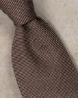 Finamore Cravatta "Sette Pieghe" Cordlane Beige Scuro
