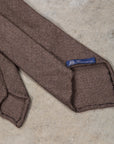 Finamore Cravatta "Sette Pieghe" Cordlane Beige Scuro