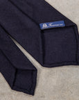 Finamore Cravatta "Sette Pieghe" Cordlane Blu Notte