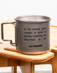 And Wander Titanium Mug 500