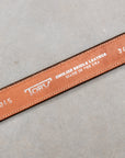 Tory Leather x Frans Boone Western Bridle Leather Belt 1″ Oakbark