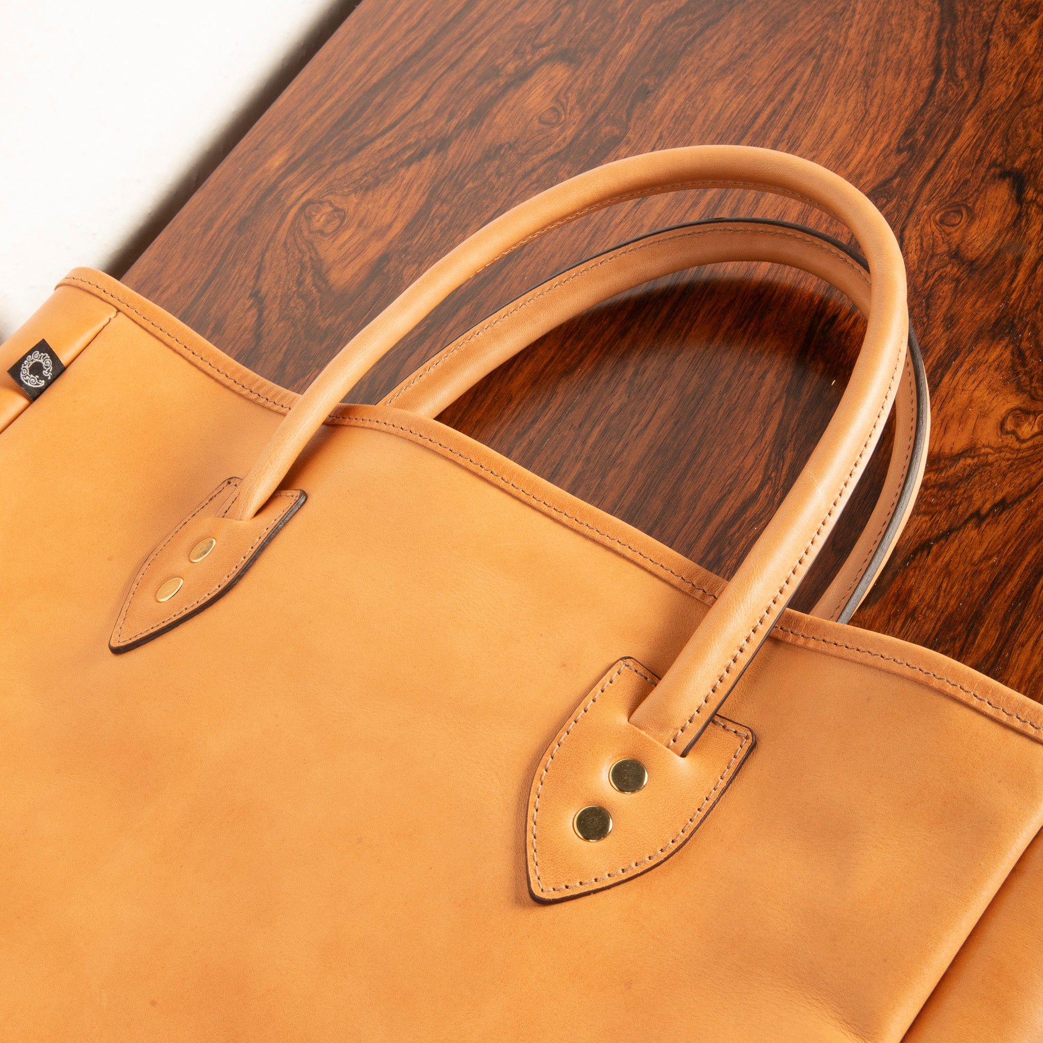 Croots Vegetable Tanned Leather Field Tote Natural – Frans Boone Store