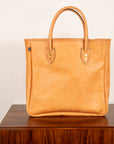 Croots Vegetable Tanned Leather Field Tote Natural