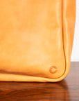Croots Vegetable Tanned Leather Field Tote Natural