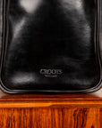 Croots Bridle Leather Traveller Black Bag
