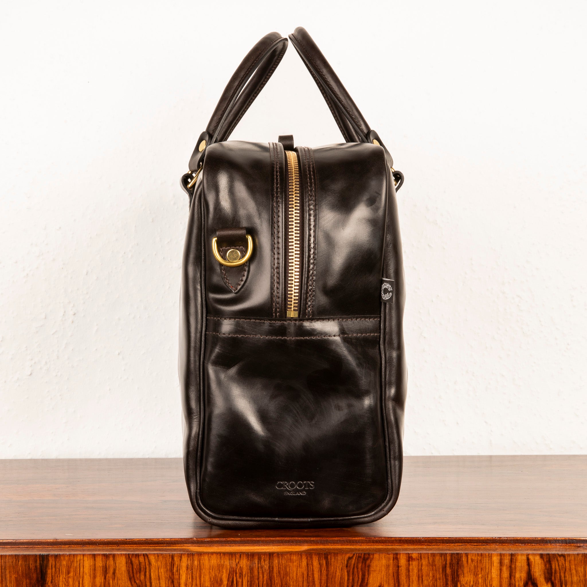 Croots Bridle Leather Traveller Dark Havana Bag – Frans Boone Store