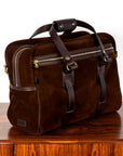 Croots Suede Traveller Bag Brown