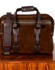 Croots Suede Traveller Bag Brown