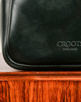 Croots Bridle Leather Traveller Racing Green Bag
