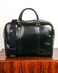 Croots Bridle Leather Traveller Racing Green Bag