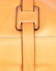 Croots Vegetable Tanned Leather Traveller Bag Natural