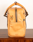 Croots Vegetable Tanned Leather Traveller Bag Natural