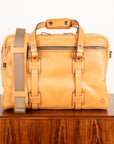 Croots Vegetable Tanned Leather Traveller Bag Natural