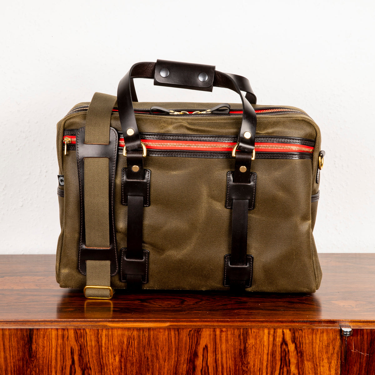Croots Vintage Canvas Traveller Bag Olive – Frans Boone Store