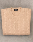 Drumohr Cashmere Treccia Crew Neck Corda